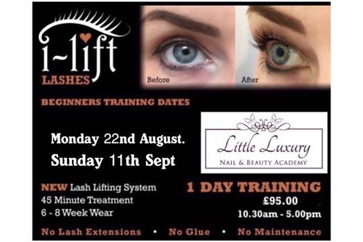 i lift lashes, training, courses, warrington, educator